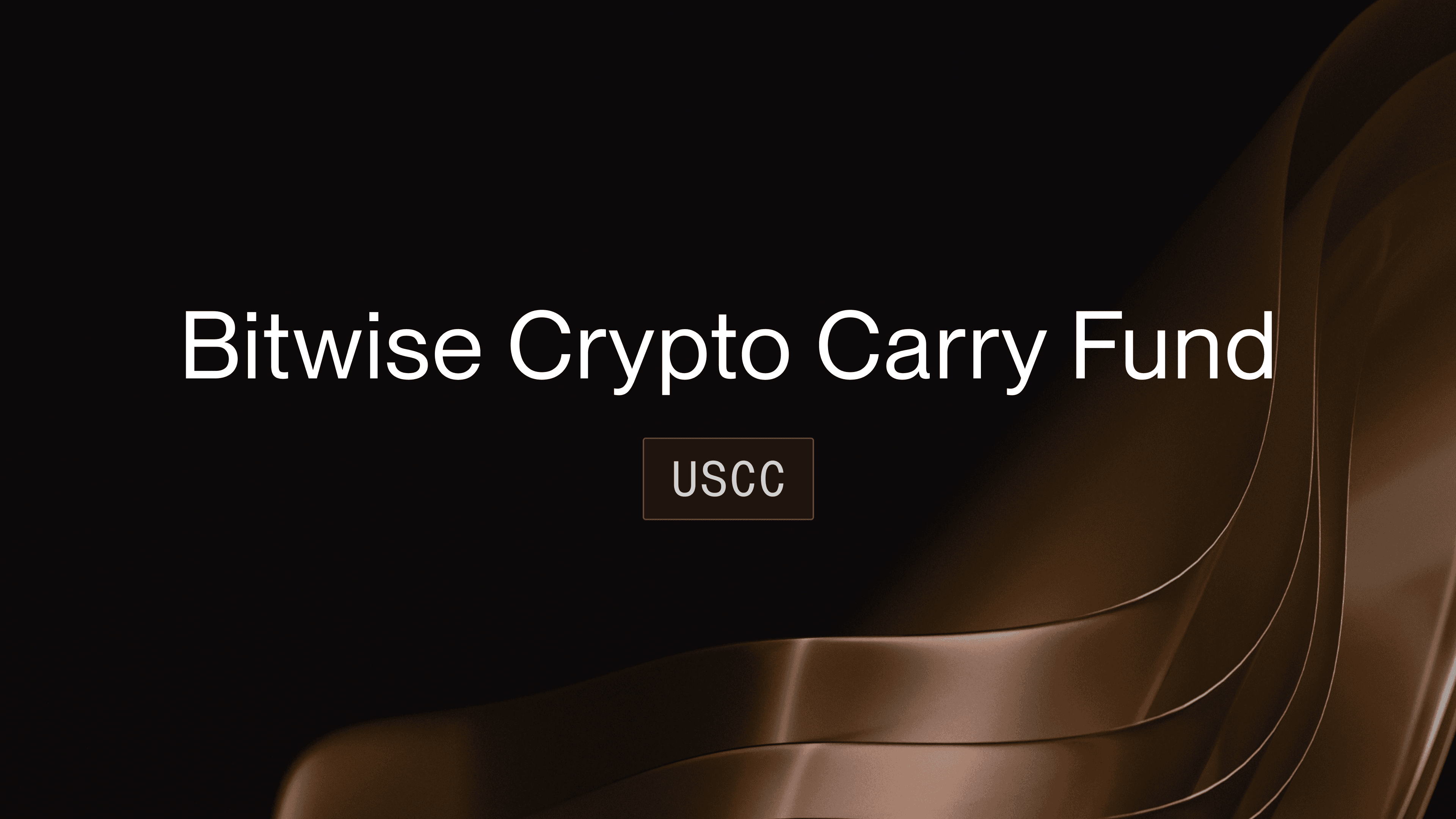 Bitwise Debuts Inaugural Tokenized Fund, the Bitwise Crypto Carry Fund, in Partnership with Superstate